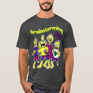 Wir sind der Brainstorming Club Angst Nervous Spoo T-Shirt