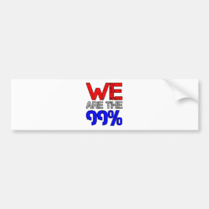 Wir sind die 99% autoaufkleber