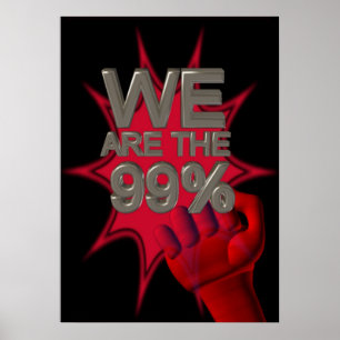 Wir sind die 99% besetzen poster
