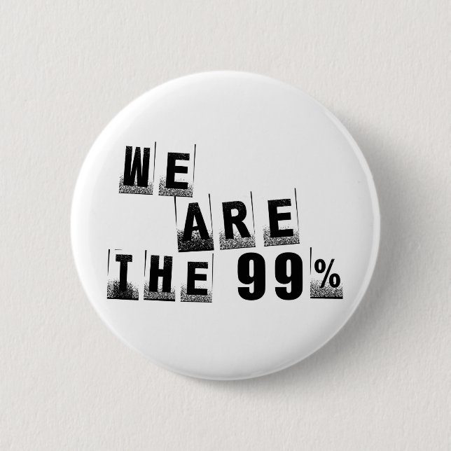 Wir sind die 99% button (Vorderseite)