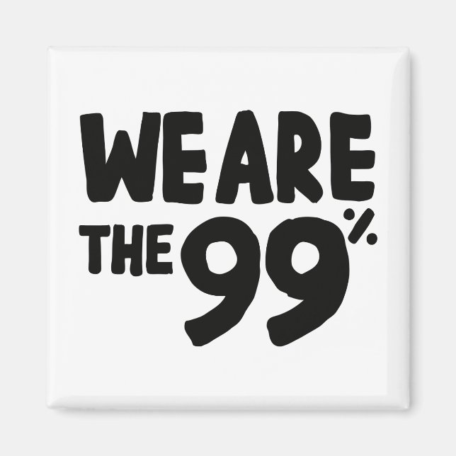 Wir sind die 99 % magnet (Vorne)