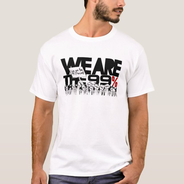 Wir sind die 99% - Occupy Wall Street T-Shirt (Vorderseite)