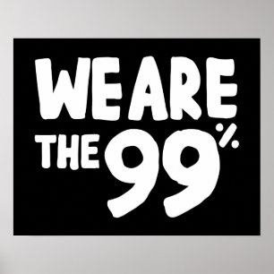 Wir sind die 99 % poster