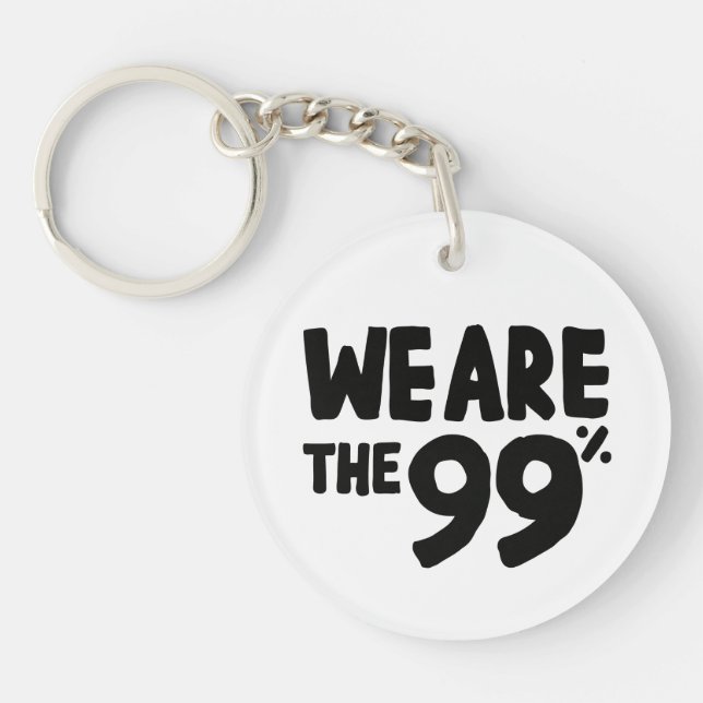 Wir sind die 99% schlüsselanhänger (Vorderseite)