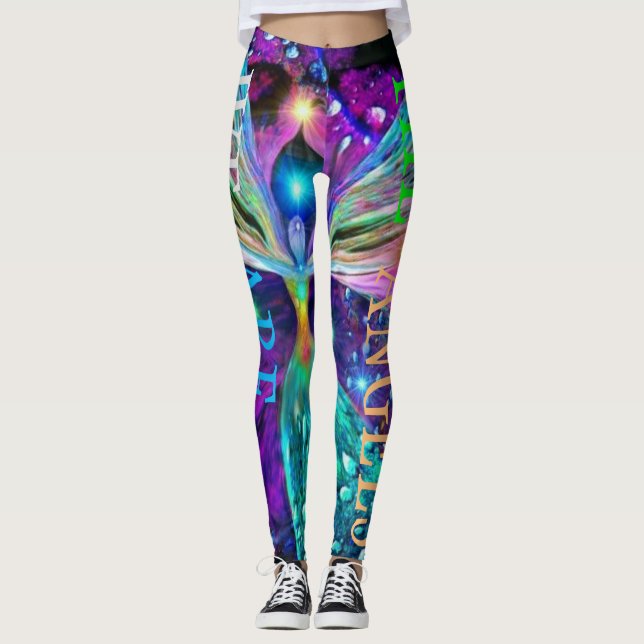 WIR SIND DIE ANGELN LEGGINGS (Vorderseite)