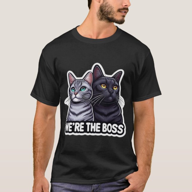 Wir sind die Bosskatzen T-Shirt (Vorderseite)
