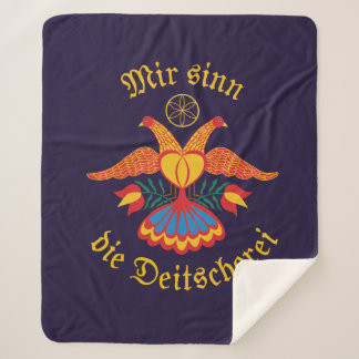 Wir sind die Deutschamerikaner - Deutsche Flagge B Sherpadecke