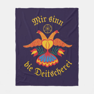 Wir sind die Deutschland - Deutsche Fahne Fleecedecke