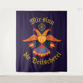 Wir sind die Deutschland - Deutsche Fahne Wandteppich