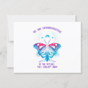 Wir sind die Enkeltöchter der Hexen Postkarte
