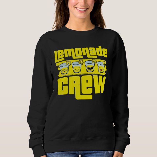 Wir sind die Lemonade-Crew Citrus Frucht Lemon Sweatshirt (Vorderseite)