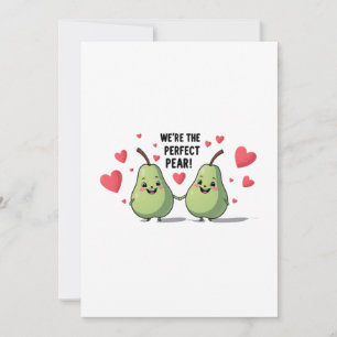 wir sind die perfekte Birne! Feiertagskarte