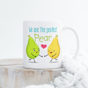 Wir sind die perfekte Birne VALENTINSTAG LIEBE Kaffeetasse