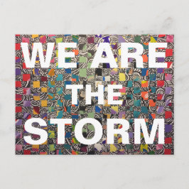 Wir sind die STORM Vielen Dank Postkarte