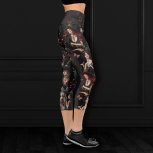 Wir sind die Töchter von Hexen, die man nicht bren Capri Leggings