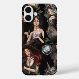 Wir sind die Töchter von Hexen, die man nicht bren iPhone 16 Plus Hülle