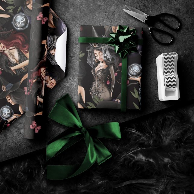 Wir sind die Töchter von Hexen, die man nicht bren Geschenkpapier (Von Creator hochgeladen)