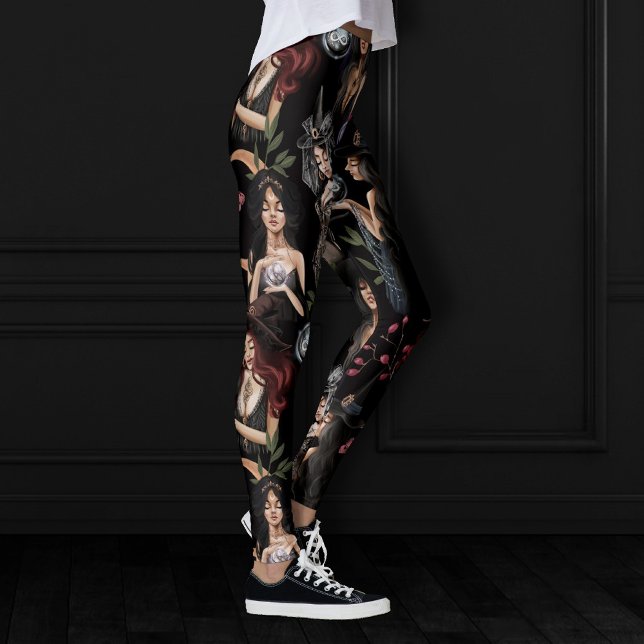 Wir sind die Töchter von Hexen, die man nicht bren Leggings (Von Creator hochgeladen)
