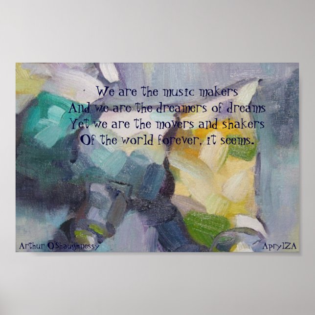 Wir sind die Träumer Poster (Vorne)