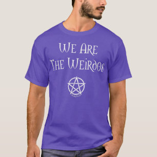 Wir sind die Weiße Pentagramm Pagan Wiccan Hexe T-Shirt