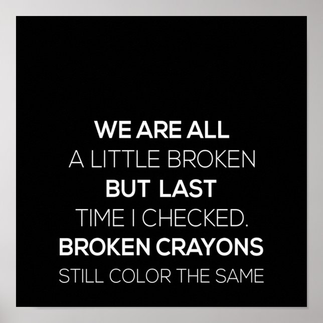 Wir sind ein bisschen kaputt, aber das letzte Mal  Poster (Vorne)