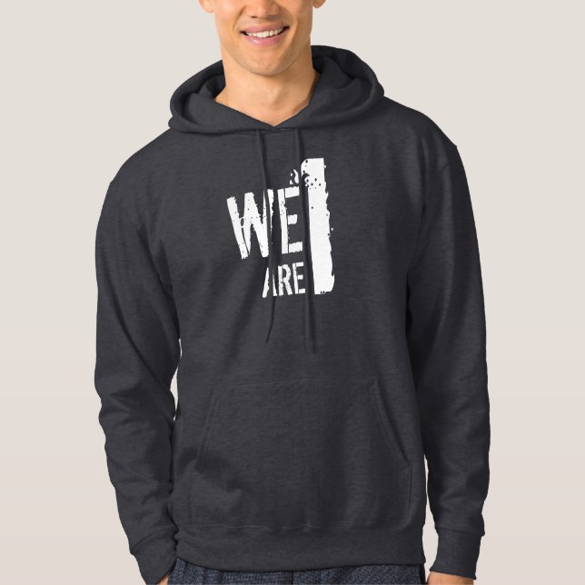 wir sind ein hoodie (Vorderseite)