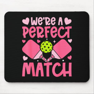 Wir sind ein passendes Ckleball-Paar Paddle-Herzen Mousepad