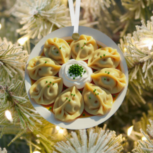 Wir sind ein perfekter Pierogi! Weihnachten Ornament Aus Metall