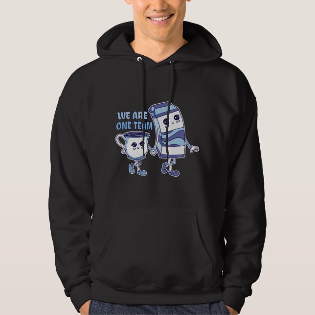 Wir sind ein Team Hoodie (Vorderseite)