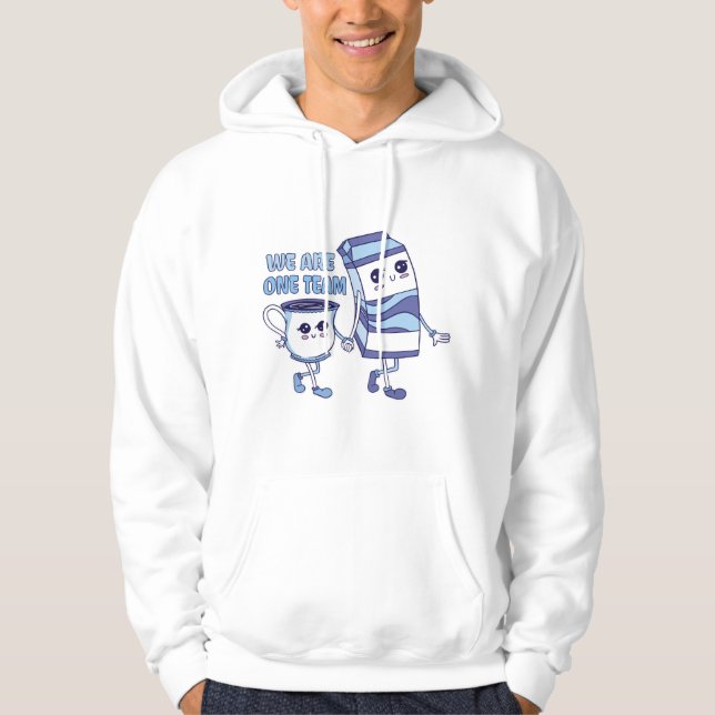 Wir sind ein Team Hoodie (Vorderseite)