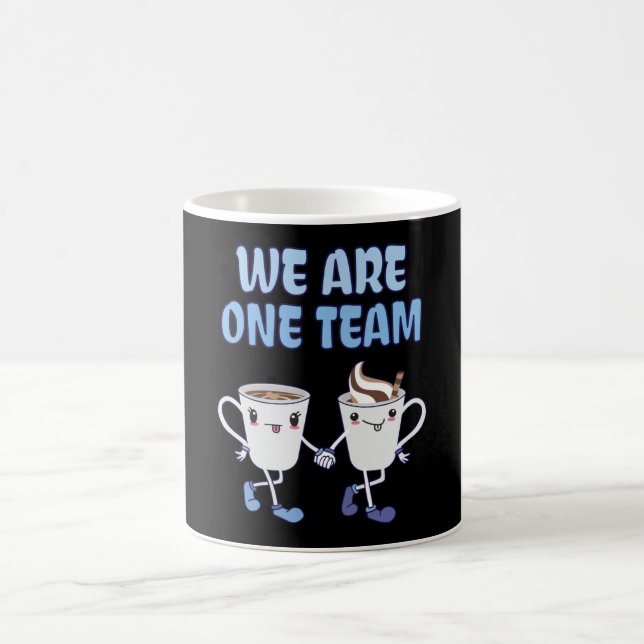 Wir sind ein Team Kaffeetasse (Mittel)