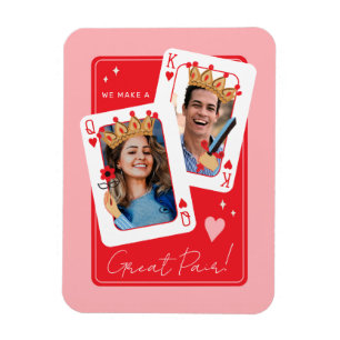 Wir sind ein tolles Paar Valentinstag Foto Magnet