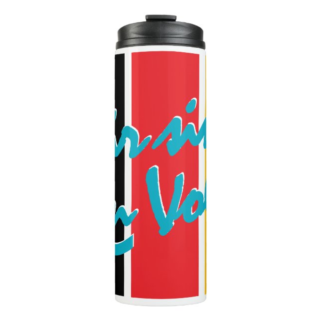 WIR SIND EIN VOLK! THERMOSBECHER (Vorderseite)
