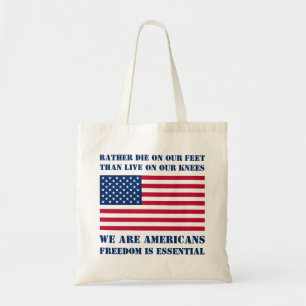 Wir sind eine amerikanische Tasche
