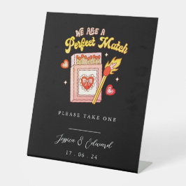 Wir sind eine perfekte Übereinstimmung Bitte nehme Sockelschild