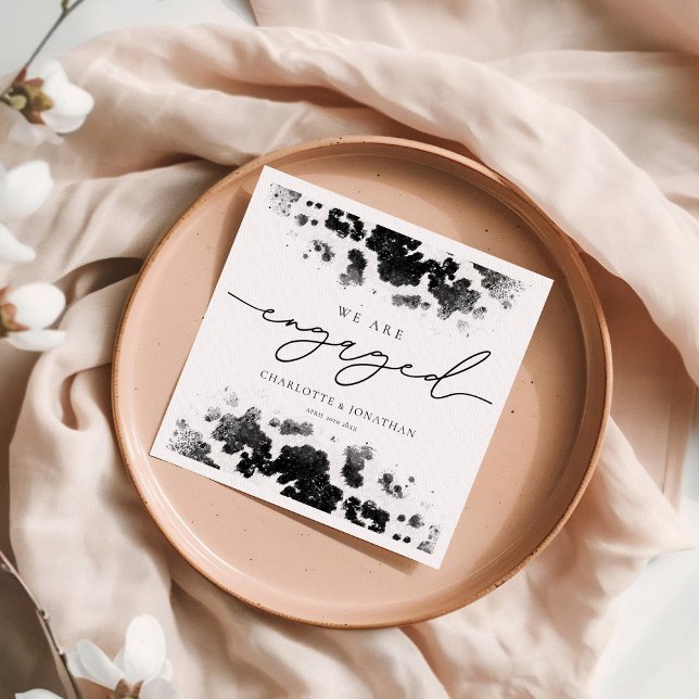 Wir sind eine Verlobte Western-Engagement-Partei f Serviette (Von Creator hochgeladen)