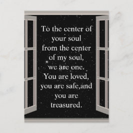 Wir sind eins postkarte