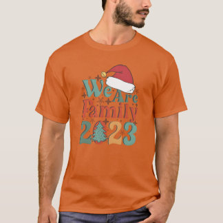 wir sind familiäre Weihnachten 2023 Funny Christma T-Shirt
