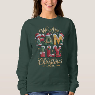"WIR SIND FAMILIE" Weihnachtsdesign Sweatshirt