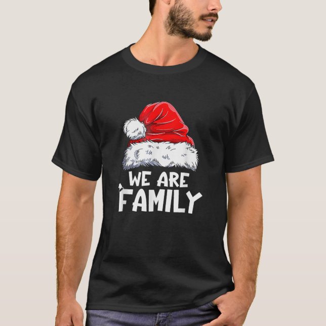 Wir sind Familien Weihnachten Weihnachten Matching T-Shirt (Vorderseite)