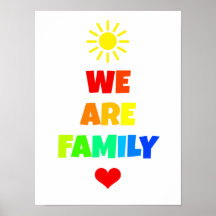 Wir sind Familienerregenbogen-Sonnenschein-Adoptio