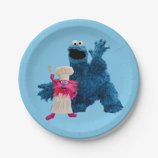 Wir sind Feinschmecker | Klassische Pose Pappteller (Vorderseite)