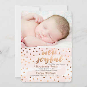 Wir sind frohe Foto-Feiertags-Karte Feiertagskarte