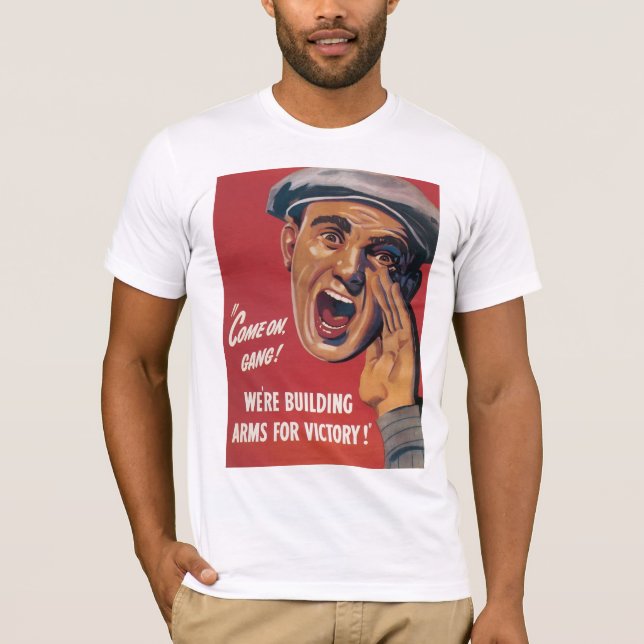 Wir sind Gebäude für den Sieg T-Shirt (Vorderseite)