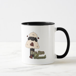 Wir sind geliebte Valentinstag-Schafe Tasse