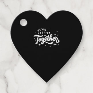 Wir sind gemeinsam besser Inspiratives Design Geschenkanhänger