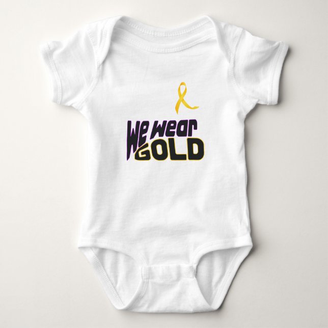 Wir sind GOLD Baby Strampler (Vorderseite)