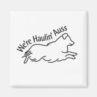 Wir sind Haulins Square Magnet