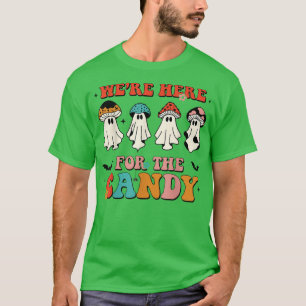 Wir sind hier für die Candy Mushroom Spooky Season T-Shirt