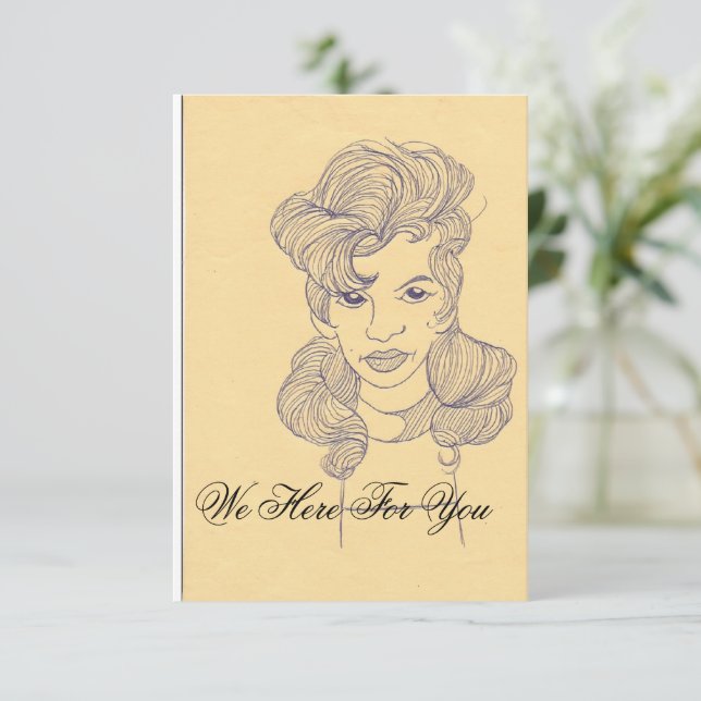 Wir sind hier für Sie, Anwaltskanzlei Save The Date (Stehend Vorderseite)